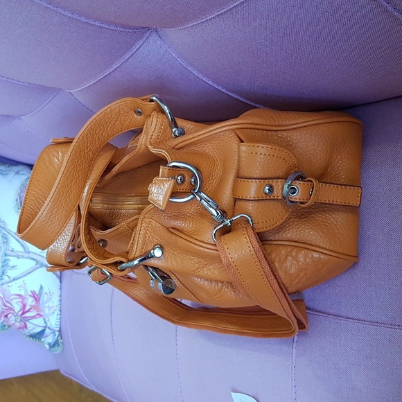 NEW! Paris French Maroquinerie Large Leather Bag - Picture 9 of 17